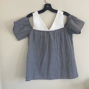 Gingham Black & White shirt